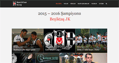 Desktop Screenshot of besiktasblog.com