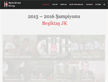 Tablet Screenshot of besiktasblog.com